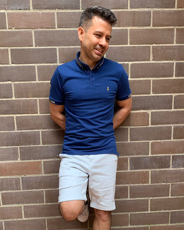 Polo Azul / Regular Fit