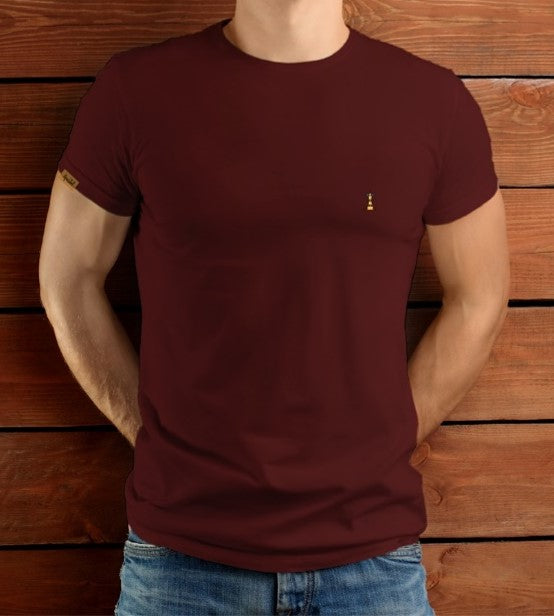 Camiseta Hombre Vinotinto