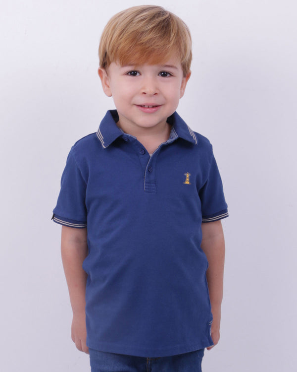 Polo Azul Niño