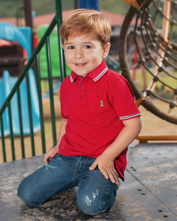 Polo Roja Niño