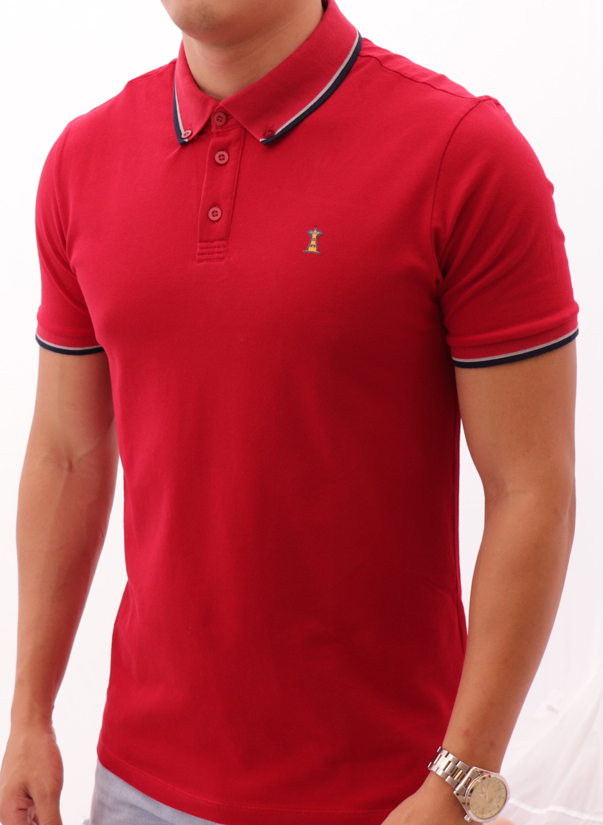 Polo Roja / Slim Fit - Apoštol Q.C.