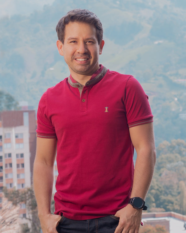 Polo Vinotinto Nerú / Regular Fit