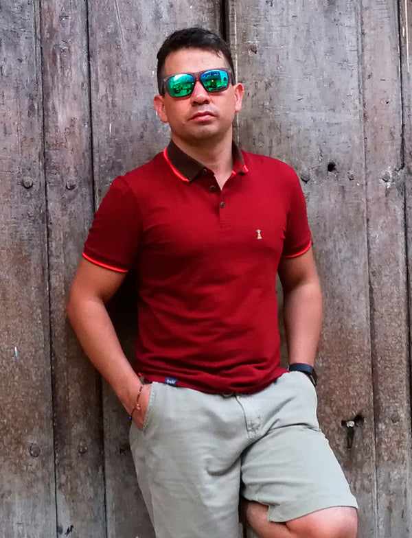 Polo Vinotinto / Slim Fit - Apoštol Q.C.